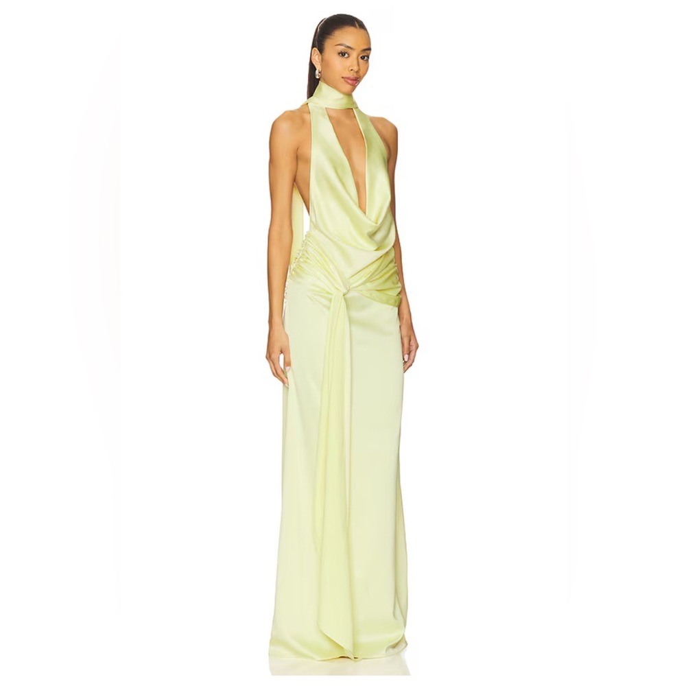 CASONA — La Regia Dress in Lemon